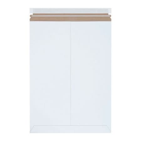 The Packaging Wholesalers Stayflats Plus Self-Seal Mailers, 13inW x 18inL, White, 100/Pack ENVRM6PSWSS